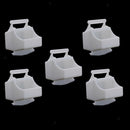 5pcs Parrot Bird Feeder Round Feeding Bowl Hanging Drinking Feeder Cup Bird