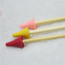 10pcs Knitting Needles Point Protectors Needle Tip Stopper Cover Accessories