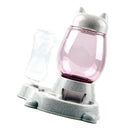 Pet Dog Automatic Dispenser Pet Bowls For Large Dogs Puppy Kitten Gray