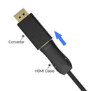 DisplayPort DP to HDMI Adapter 4K 2K 60Hz Video Audio Converter for HDTV PC U2U2
