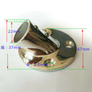 Stainless Steel Boat Hand Rail 45 Degree Round Base Fitting for 7/8" Tube
