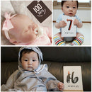 20pcs Home Portable Newborn Baby Hundred Days Photograph Prop Commemorative Card