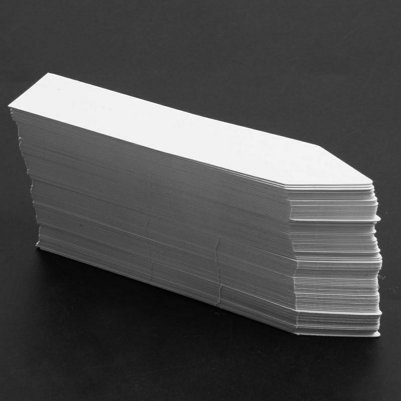 100PCS Plastic Plant Labels Sowing Cutting Vegetable Shrub Markers