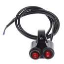 Dual On/Off Buttons 7/8in Handlebar Motorcycle Headlight Aluminum Switch