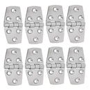 8Pcs Marine Grade 316 Stainless Steel Strap Door Hinge for Boat RV Caravan