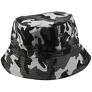 Camouflage Pattern needle Brim Cotton Bucket Sun Cap Hat for Man Q1R2