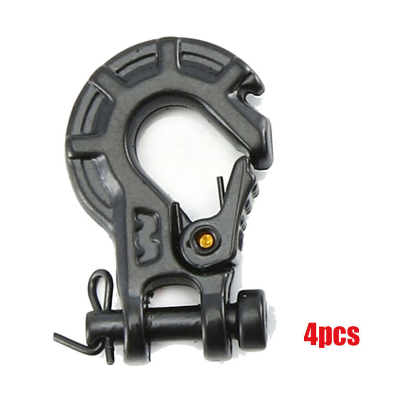 4 Pieces RC Metal Trailer Hook Winch Hook for 1/10 RC Crawler Car Parts