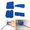 4pcs /Set Caulking Tool Kit Sealant Silicone Grout Removal Finishing & Clea