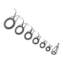 7pcs Replacement Fishing Rod Eye Ring Guide Double Leg for Spinning/Carp Rod