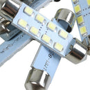 10 x 41 mm 8 - SMD 1210 Torpedo white LED dome light bulb 211 - 2 212 - 2