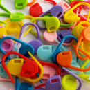 New 100Pcs Hooks Sewing Plastic Crochet Knitting Weave Clip Needles Marker CBO