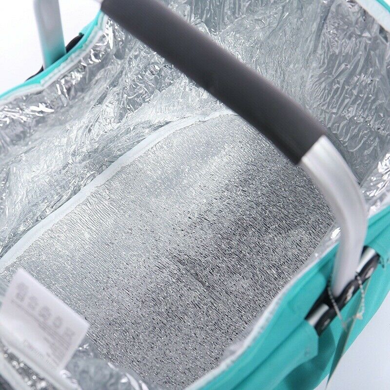Portable Oxford Cloth Insulation Outdoor Picnic Bag Can Portable Car Ice Ba J4B9