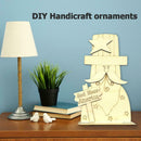 Wood Creative American Independence Day DIY Sam Uncle Home Decoration Craft