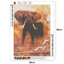5D DIY Full Drill Diamond Painting Cross Stitch Embroidery Kit (Elephant08)