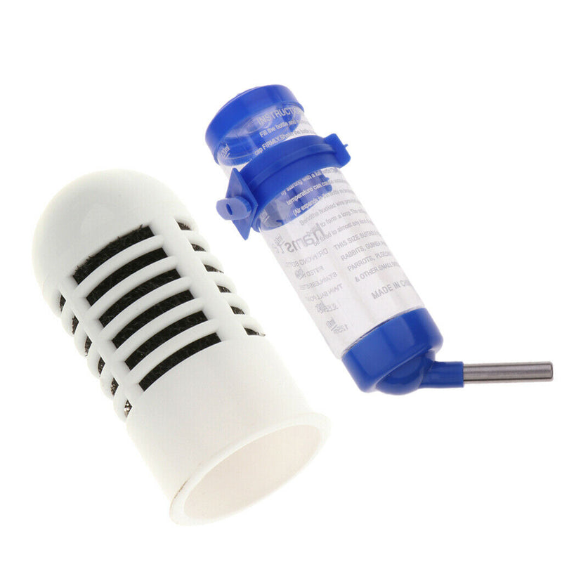 Small Dog Water Bottle Cat Water Feeder No Drip Waterer with 10Pcs Filters