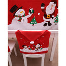 Christmas decoration chair covers dining seat santa claus home partydecorcloth3C