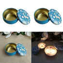 2x Scented Candles Metal Tin Gift Sets, Portable Travel Tin Perfect For Home Wax