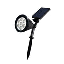Solar Power 7 LED Spotlights Waterproof Outdoor Colorful Light Path Spotlamp