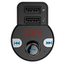 HK203 Car FM Transmitter Bluetooth Handsfree MP3 Player Dual USB Charger
