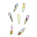 10pcs Top Czech AB Crystal Flatback Rhinestone Nail Art Decoration DIY ss L K7C1