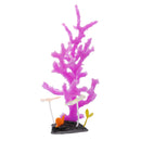 Silicone Artificial Coral Aquarium Fish Tank Landscaping Ornaments Purple