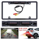 US Canada Car Number License Plate Frame Holder Rear View Backup Camera Aut