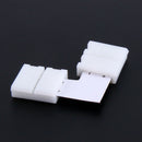 10Pcs LED Strip Connector 2pin 10mm L Shape Splitter No soldering Connector