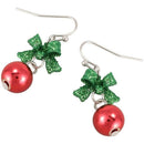 Christmas earrings Women romantic bow tie Ear stone Fashion shiny rhineston