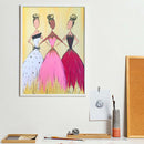 DIY Full Drill Diamond Painting Three Girls 5D Rhinestone Art Mosaic Kits