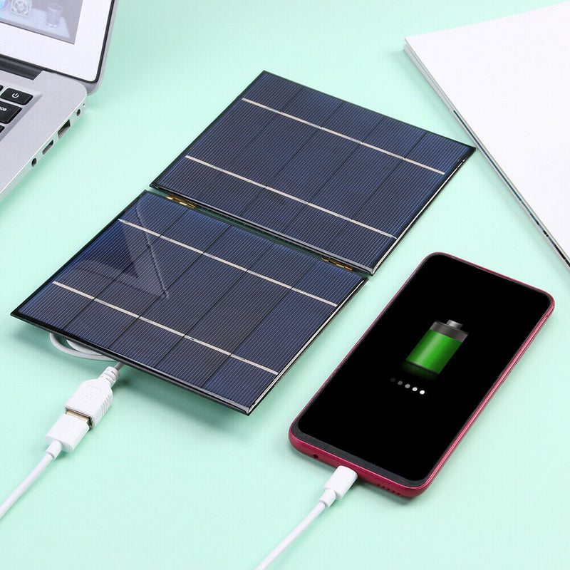 7W USB Solar Cells Panel Mobile Phone Power Bank Battery Charging Board A