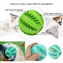 Dog Tooth Cleaning Balls,Chewing Food Toys Ball Non-Toxic Soft Rubber Ball  M8Q2