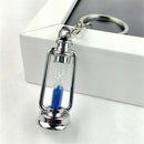 Funny Metal Hourglass Key Chain Key Ring Couples Trinket Keychains Keyfob NEW