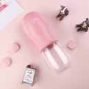 Plastic Harry Water Bowl Self Folding Pet Water Cup Travel Dog Kettle Pink