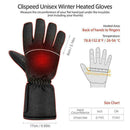 Motorbike Electric Heated Gloves Winter Warm Battery Waterproof Driving Glo E8D9