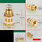 8pcs Brass Water Tank Connector Leak-proof Firm Connect DN15 Flush Port Kit