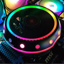 Computer LED RGB CPU Cooler Desktop Heatsink for Intel LGA 1156 AMD AM2 AM3