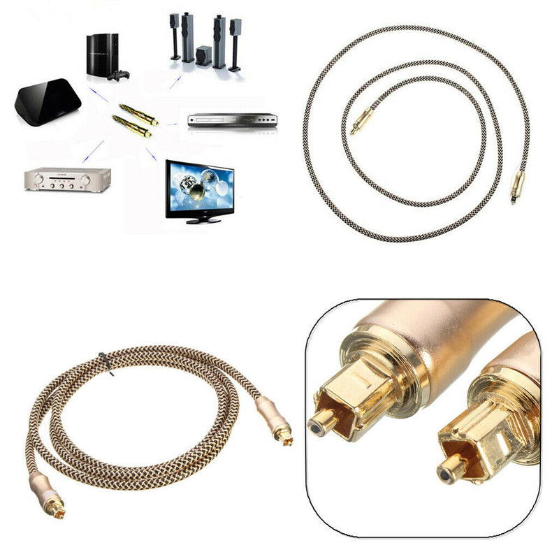 5FT Premium  Fiber Optic Digital Audio Optical
