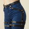 Sexy Heart Leg Garter Belt Anti-Slip Clips Elastic Punk Harness