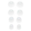 20 Pairs Silicone XS/S/M/L Eartips Eargels Earpads Ear Tips Gels Buds White