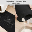 Pet Cat Litter Mat EVA Double-Layer Cat Litter Trapper Mats with Waterproof