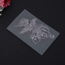 Silicone Clear Stamp + Metal Cutting Dies Stencil Frame Scrapbook Craft
