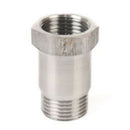 1PCS 304 Stainless Steel Oxygen Sensor Extender Spacer Extension Adapter M18X1.5