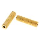 Metal 3.5mm TRS Female to Female Stereo Jack Adapter Audio Connector