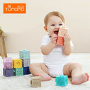 Squeeze Baby Blocks, Soft Building Blocks for Toddlers, Teething Chewing Toys,