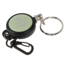 1 Pcs Wire Rope Keychain 60cm Badge Reel Retractable Recoil Anti Lost Ski P BX