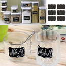 36Pcs/Set Chalkboard Blackboard Party Wedding Stickers Kitchen Craft Jar Labels