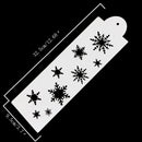 Snow Flower Cake Stencil Fondant Designer Decorating Craft Cookie Baking Too JR