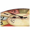 12 Inch Retro Wooden Wall Clock Farmhouse Decor, Silent Non Ticking Wall Cl Z7W7