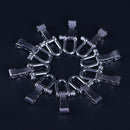 10x Adjustable Stainless Steel U Shaped Shackle Buckle For Paracord Bracelet JR