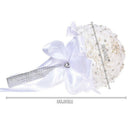 Bride Wedding Bouquet, Crystal Roses Bridesmaid Wedding Bouquet Bridal Arti